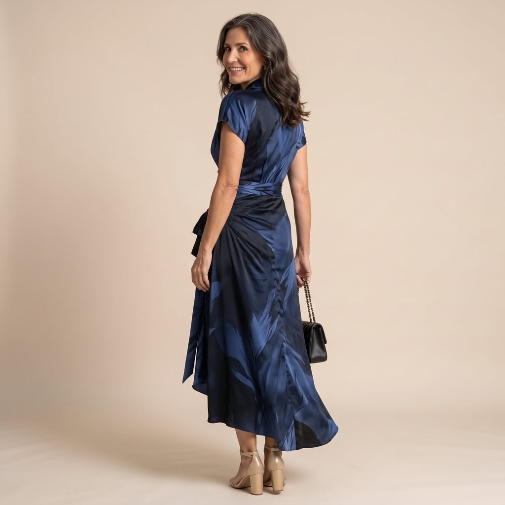 Vestido Maxi Envolvente "Acuarela"