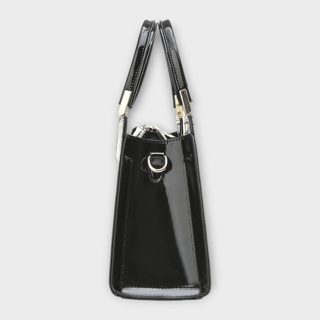 Maison Verdelle - Bolso de Mano con Estampado Cocodrilo Brillante