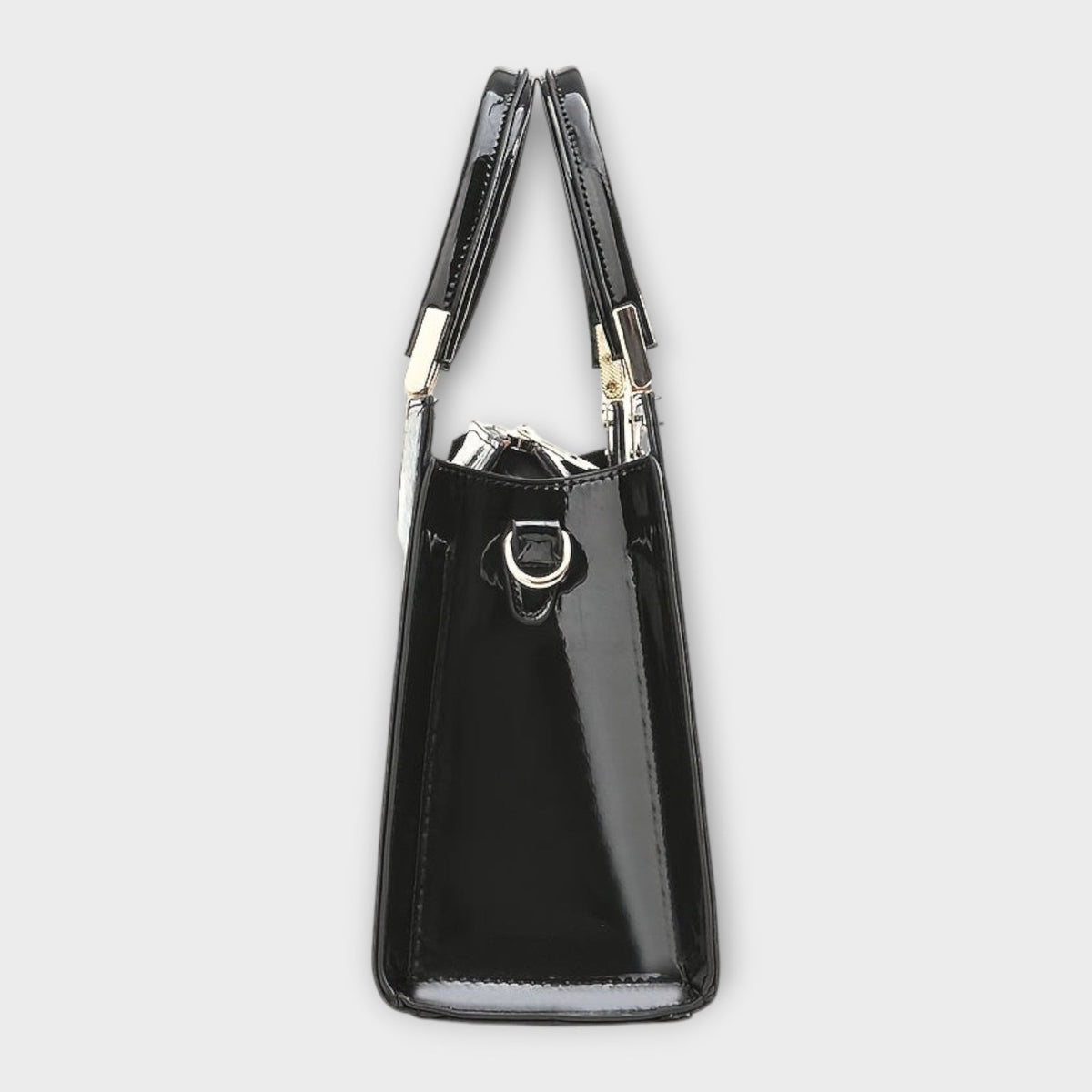 Maison Verdelle - Bolso de Mano con Estampado Cocodrilo Brillante