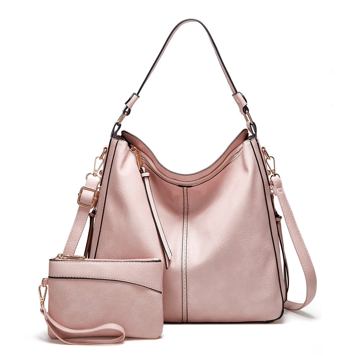 Étoile de Ville – Bolso de Mano Vintage Clásico de Piel