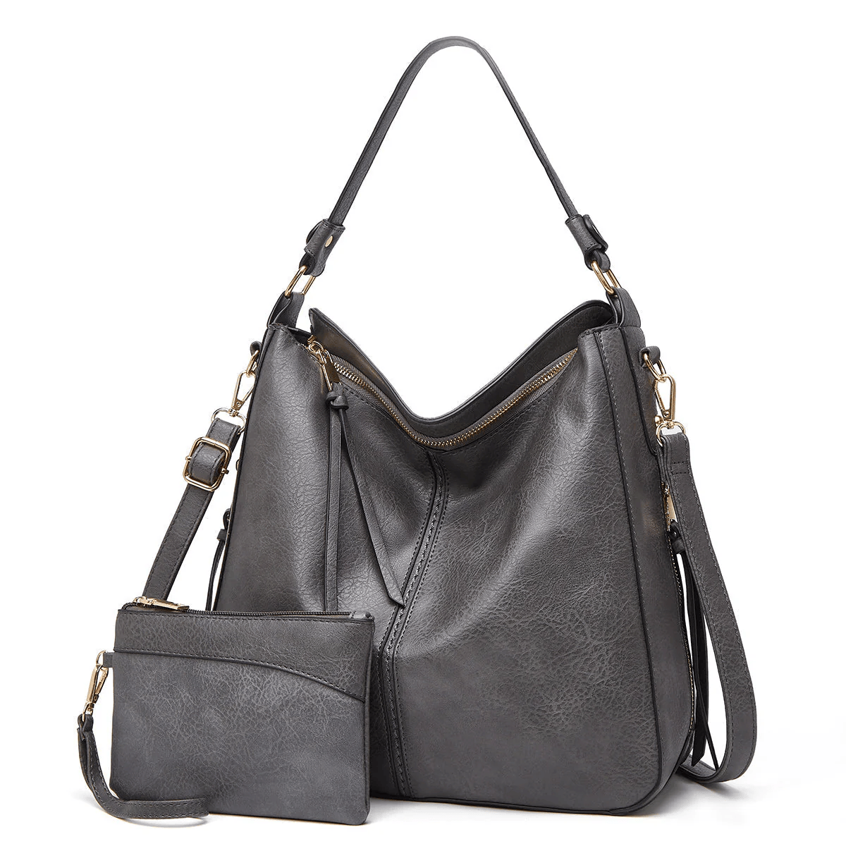 Étoile de Ville – Bolso de Mano Vintage Clásico de Piel