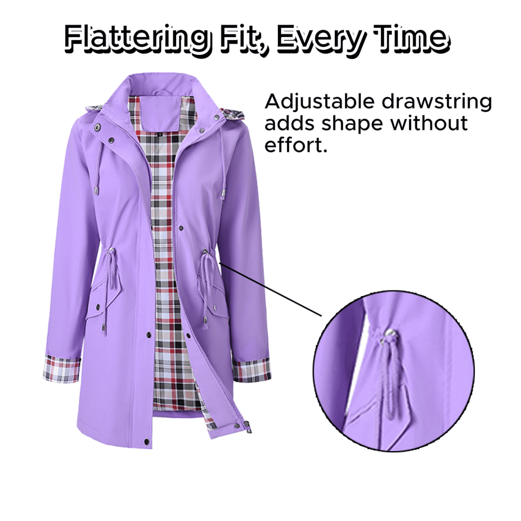 Chaqueta Impermeable, Ligera y Elegante para Mujer