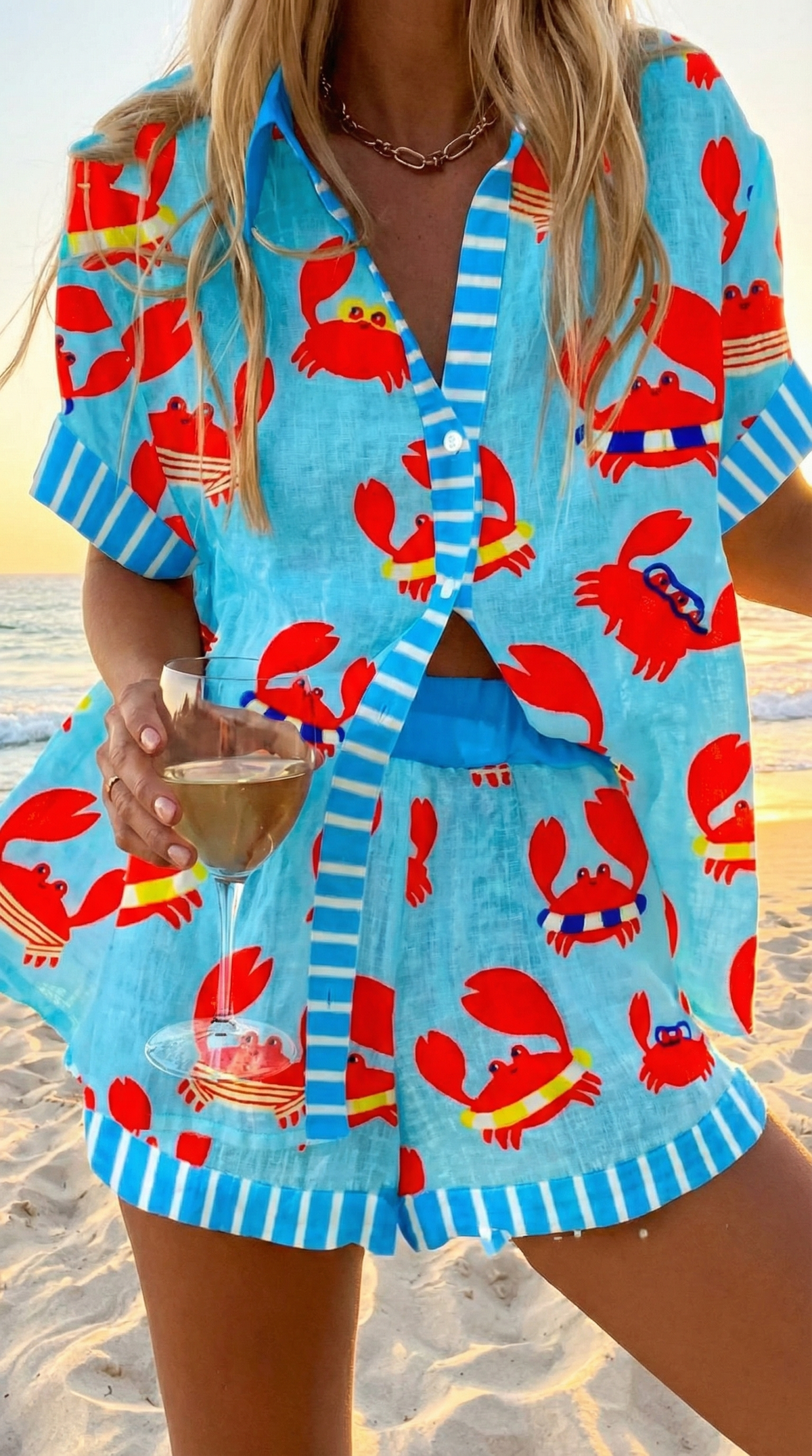 MARINA | Conjunto Coordinado de Verano: Outfit Fresco y a la Moda