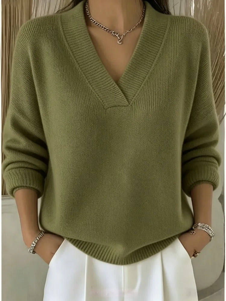 Lucía | Jersey de Cuello en V